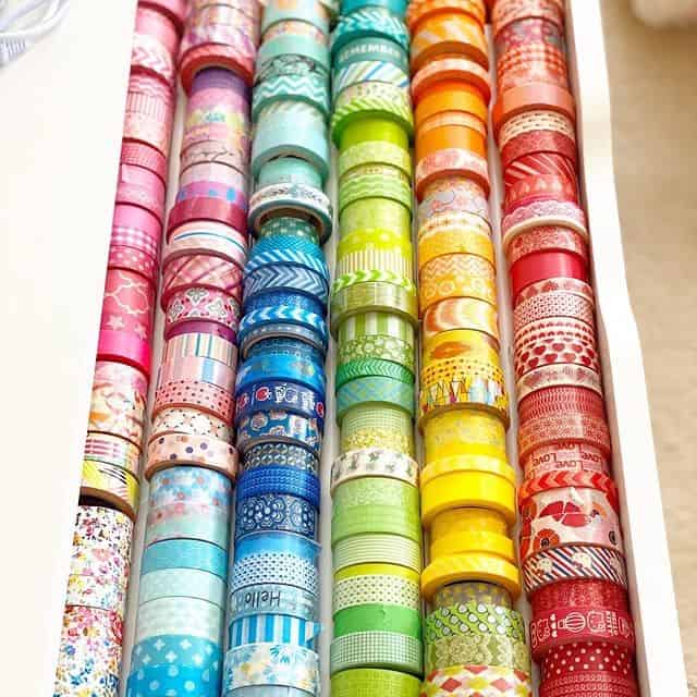 Spice Organizer Washi Tape Storage