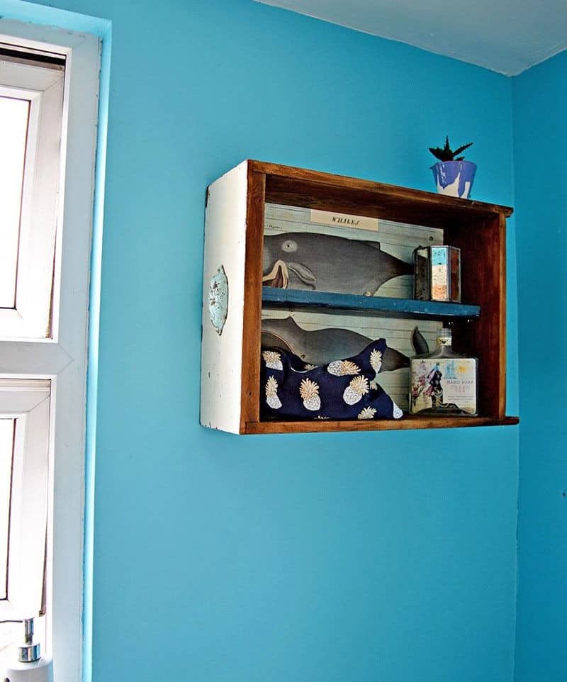 Upcycled Drawers Wall Unit