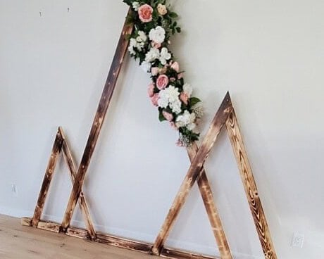 Tri-Angle Wedding Arch