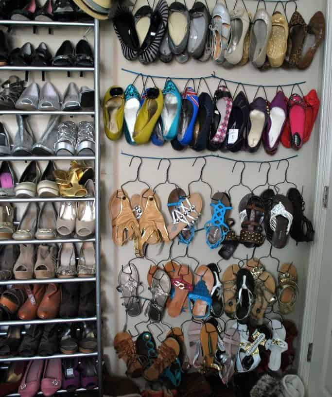 DIY Shoe Hangers