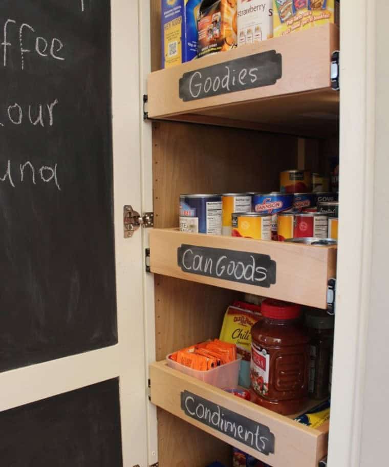 DIY Pull Out Shelves