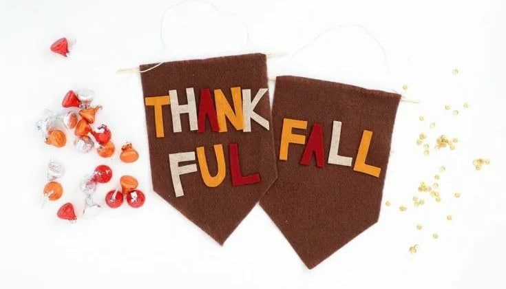 DIY Mini Fall Banners