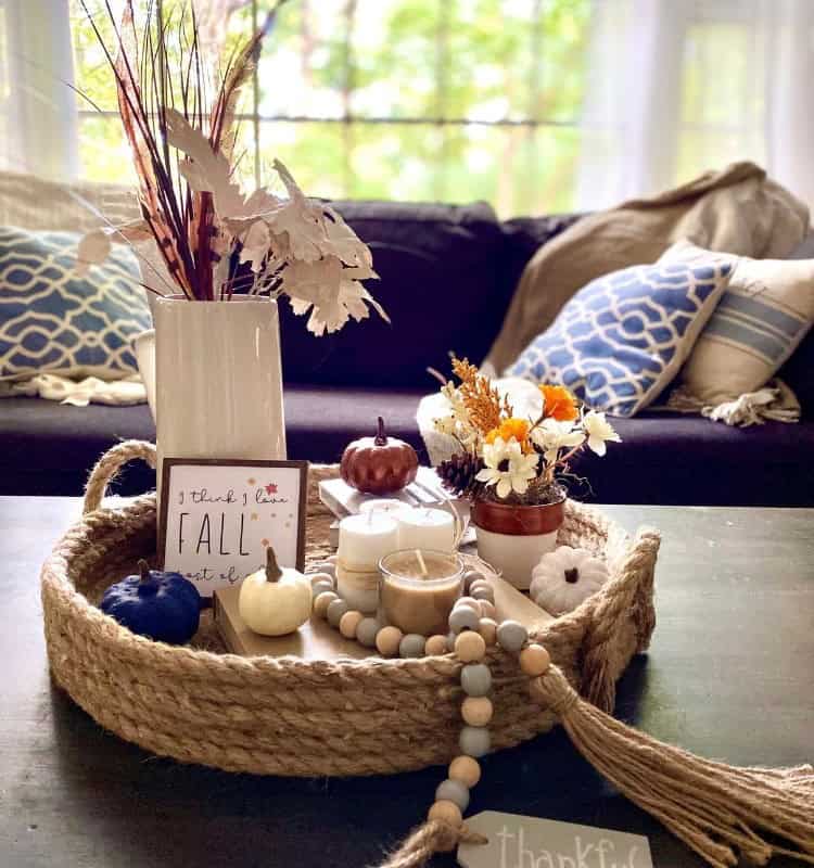 Coffee Table Tray-Basket