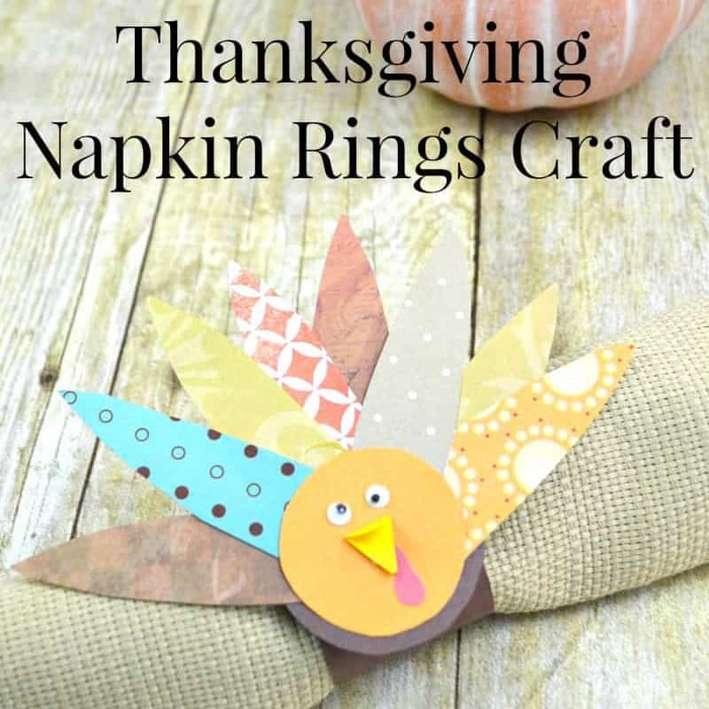 Turkey Craft Napkin Rings