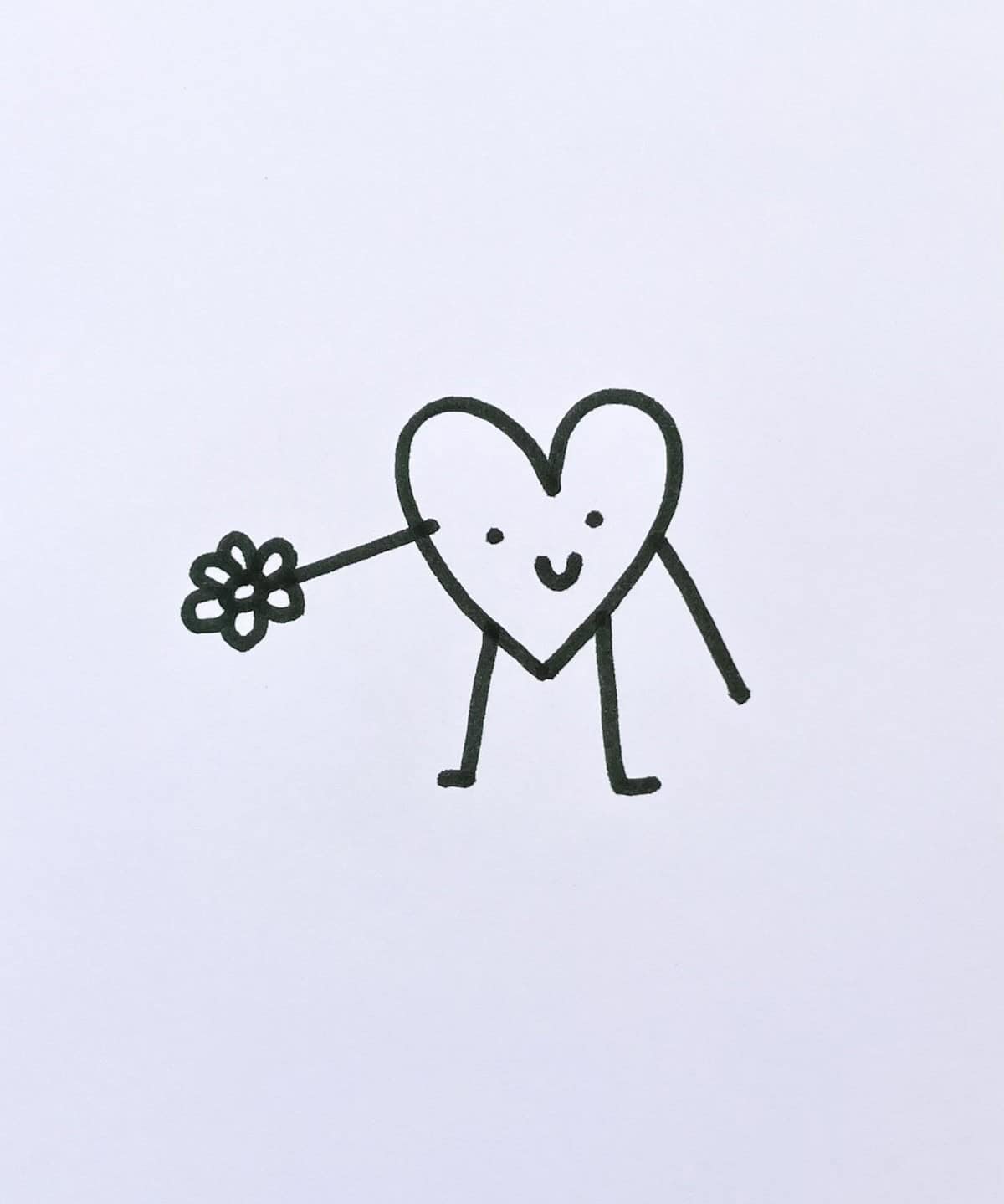 Heart Holding Flower