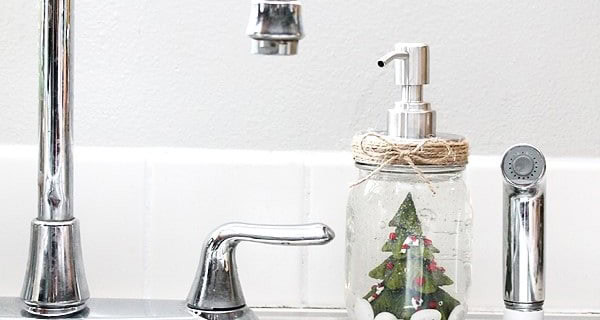 Snow Globe Soap Pump