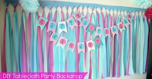 DIY Party Backdrop