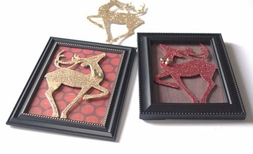 Framed Reindeer Portrait