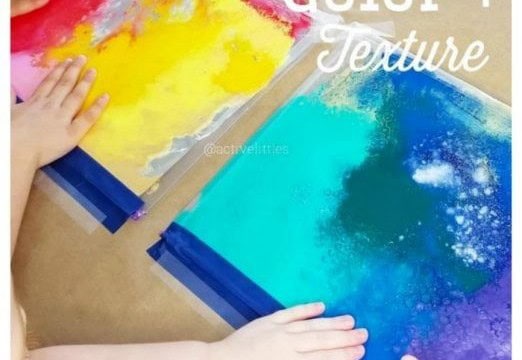 Paint Texture Sensory Bag