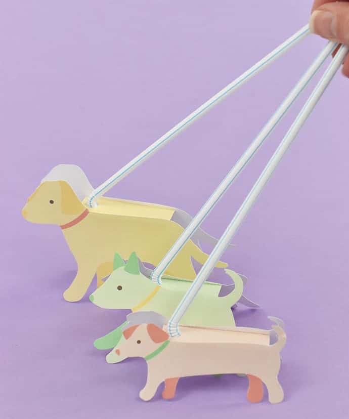 Printable Dog Walking Toys