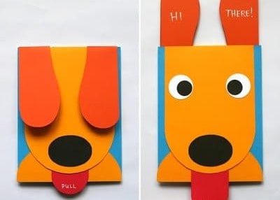 Puppy Pull-Up Ears Card