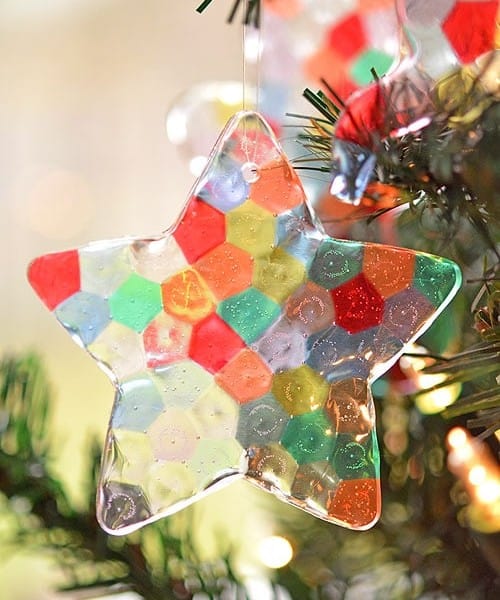 Melted Bead Christmas Ornaments