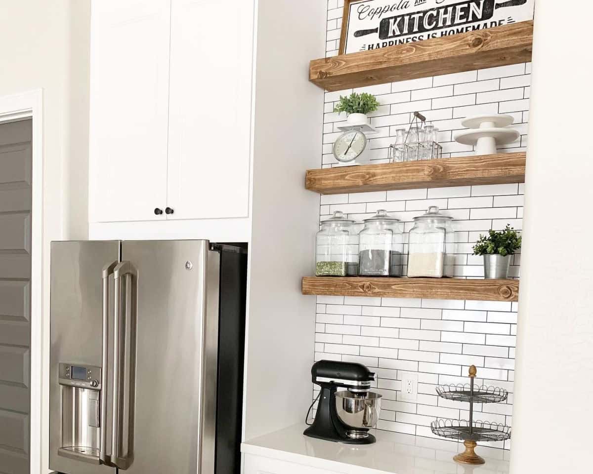 Farmhouse Open Shelves