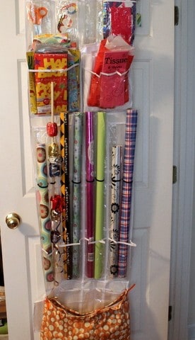 Gift Wrap Organizer