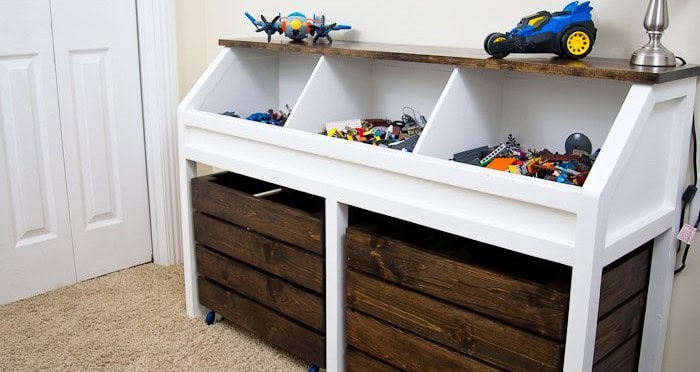 Rustic Storage Unit for Toys