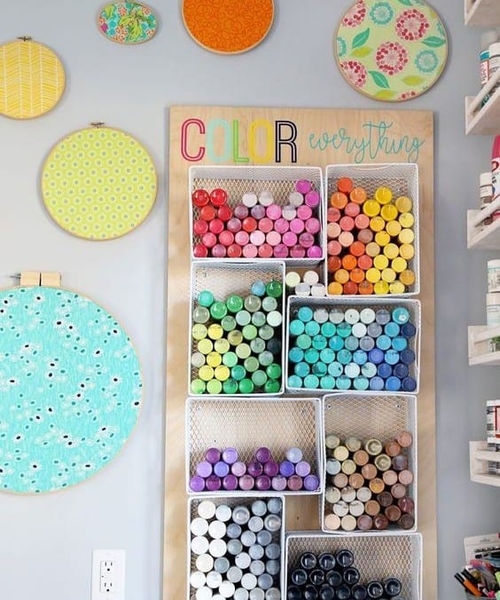 DIY Paint Organizer