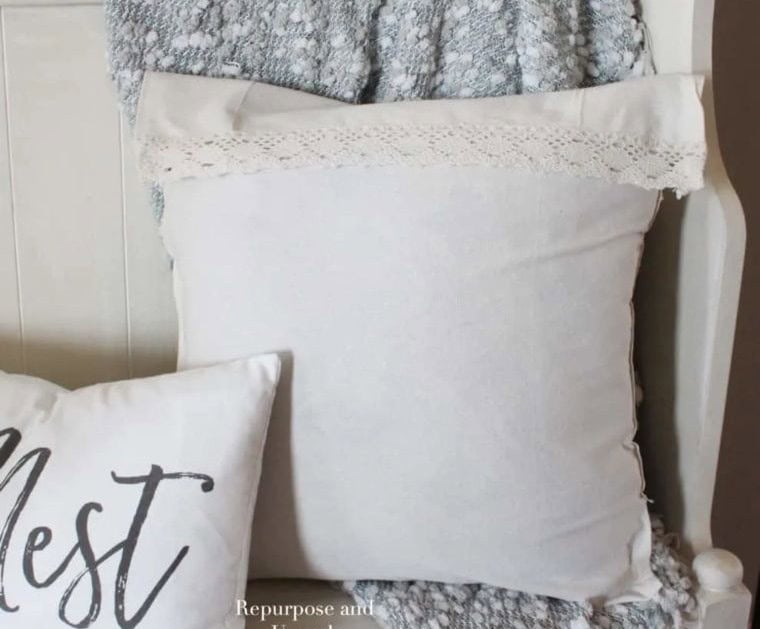 Upcycled No-Sew Pillow Cover