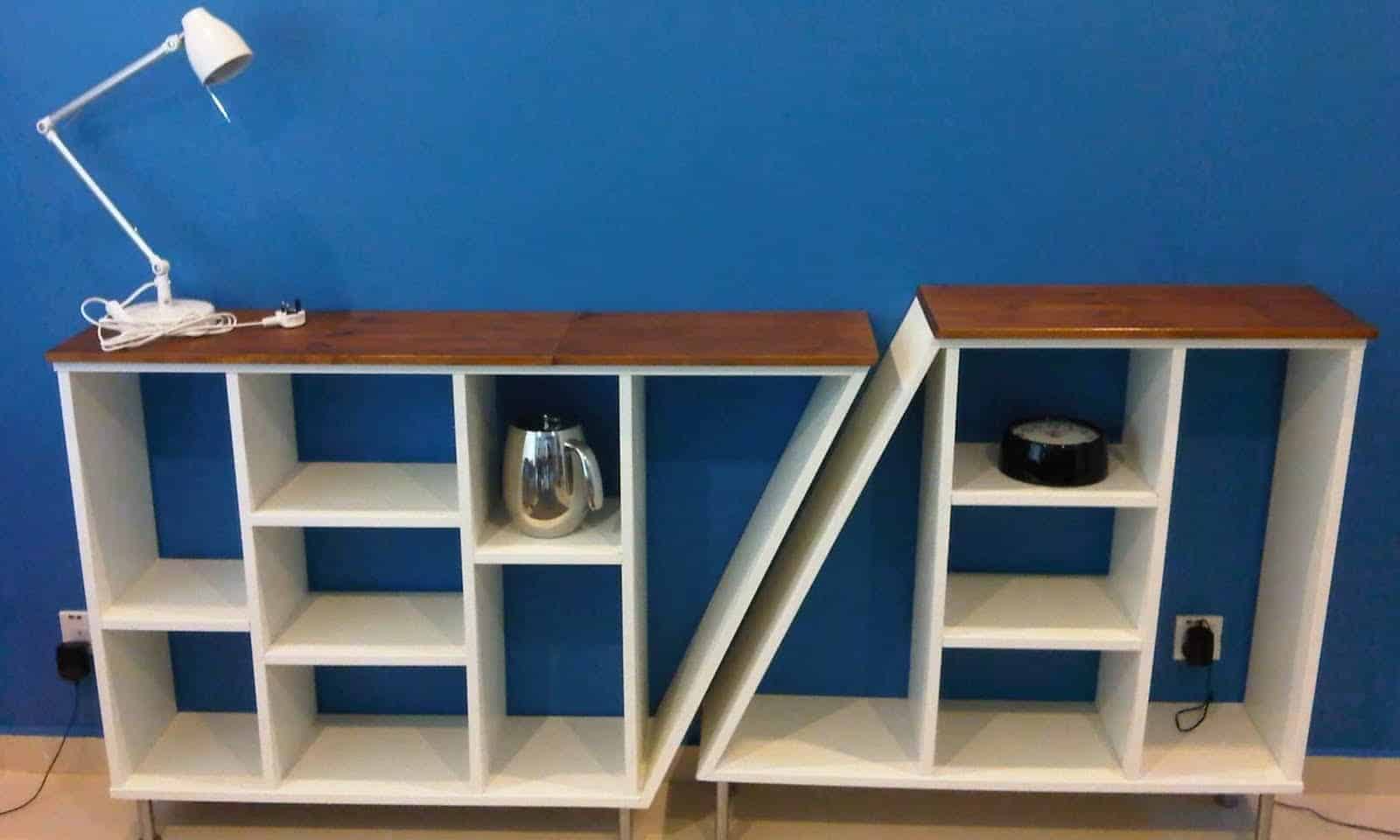 DIY Billy Bookcase Buffet