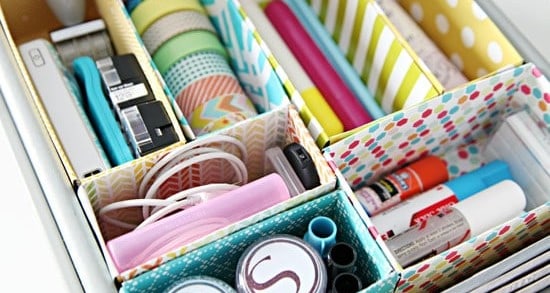 Cereal Box Drawer Organizer