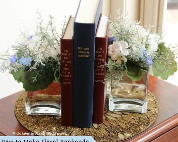 Floral Bookends