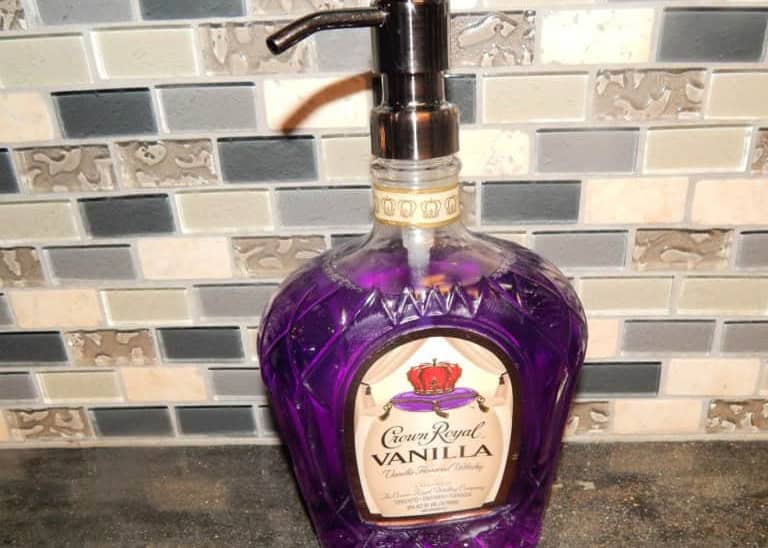 DIY Liquor Bottle Soap Dispenser