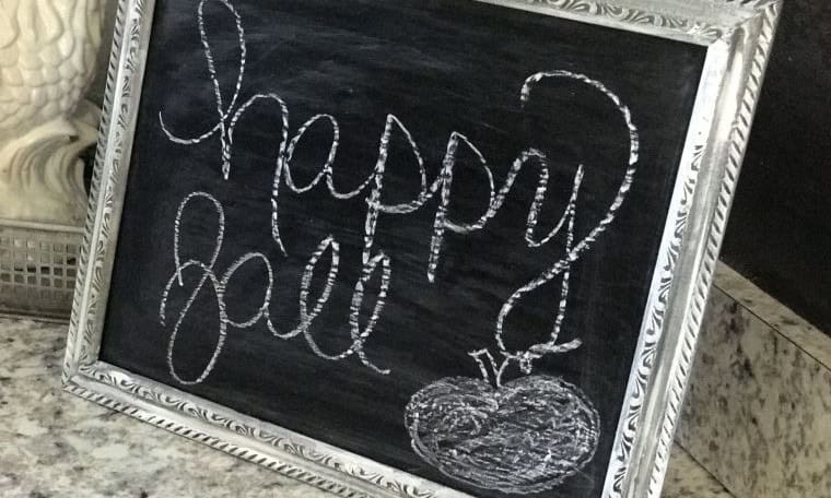 DIY Dollar Tree Chalkboard