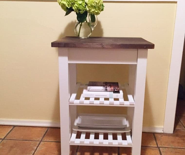 Farmhouse Style Kitchen Cart