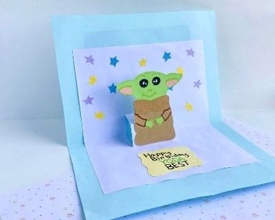 Yoda Pop Up Birthday Card