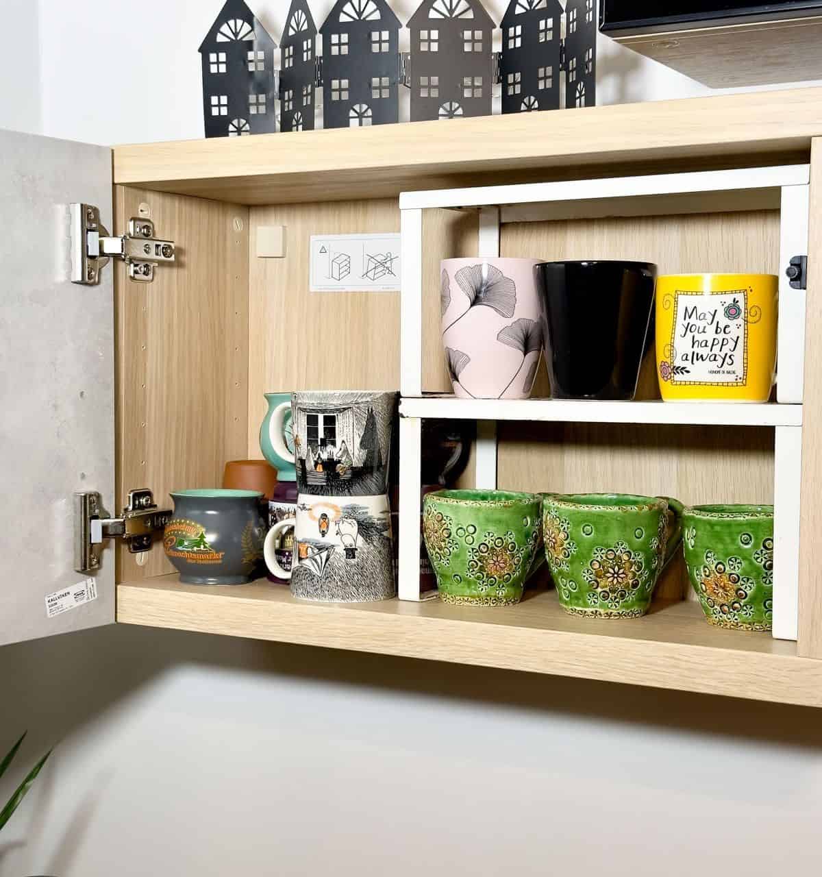 Organize Your Cups with a Shelf Divider