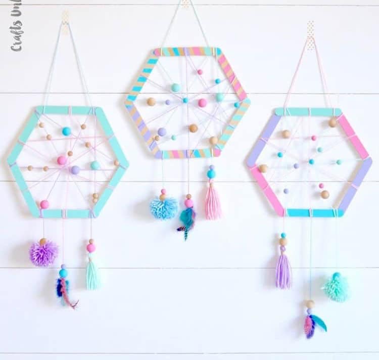 Whimsical Pastel Dream Catchers