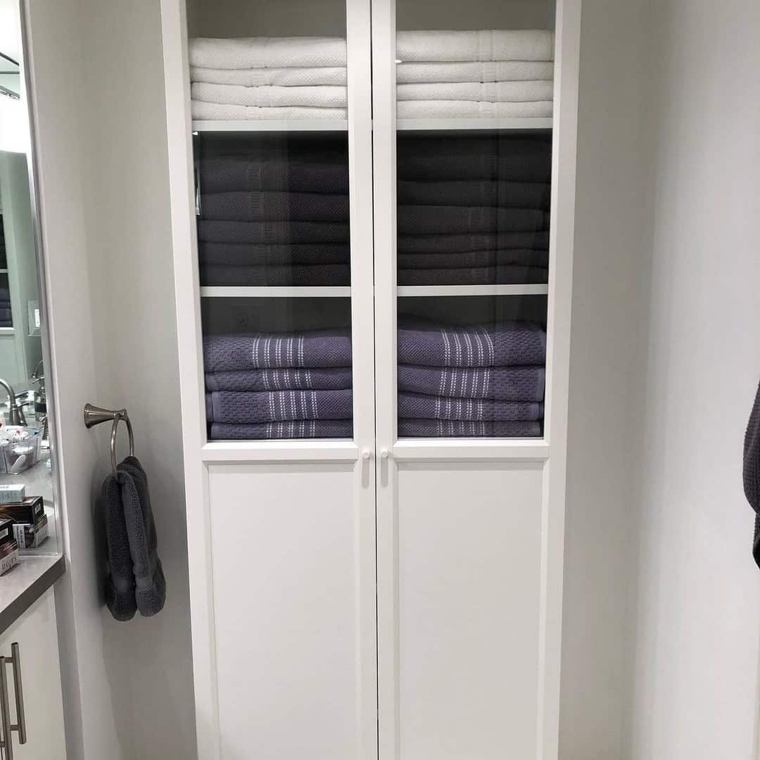 Sleek IKEA Towel Cabinet