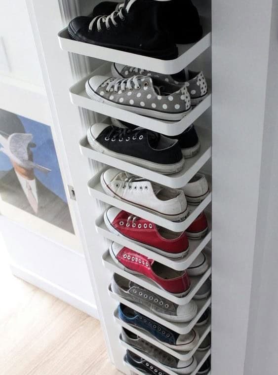 Corner Shelving Unit for Shoes