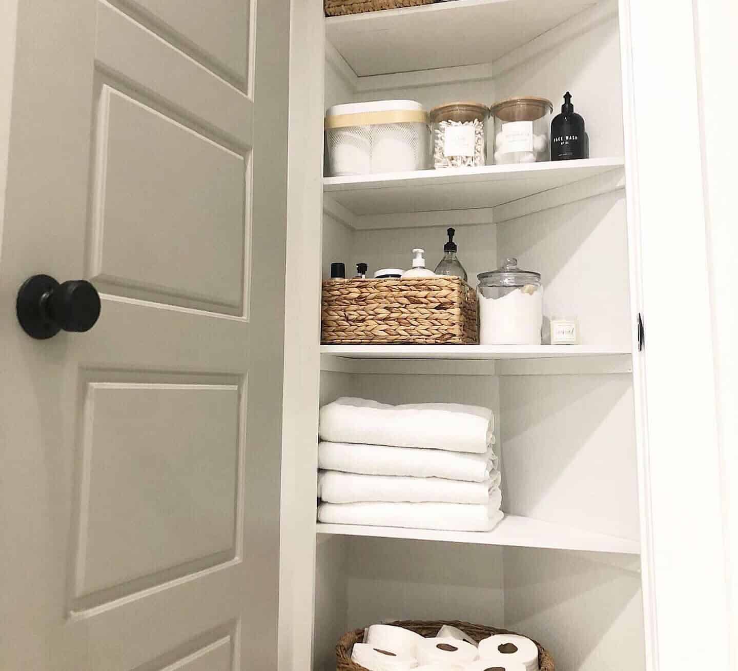 Linen Closet Storage