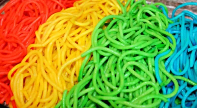 Rainbow Spaghetti