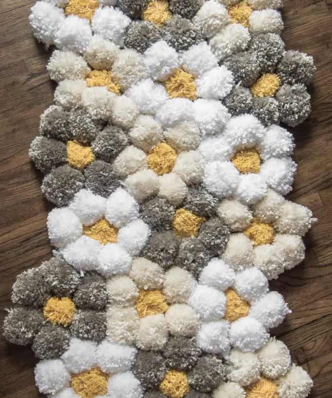 DIY Pom-Pom Rug