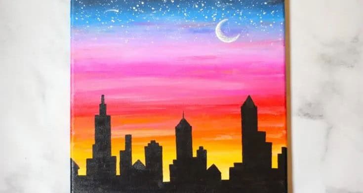 Sunset Cityscape