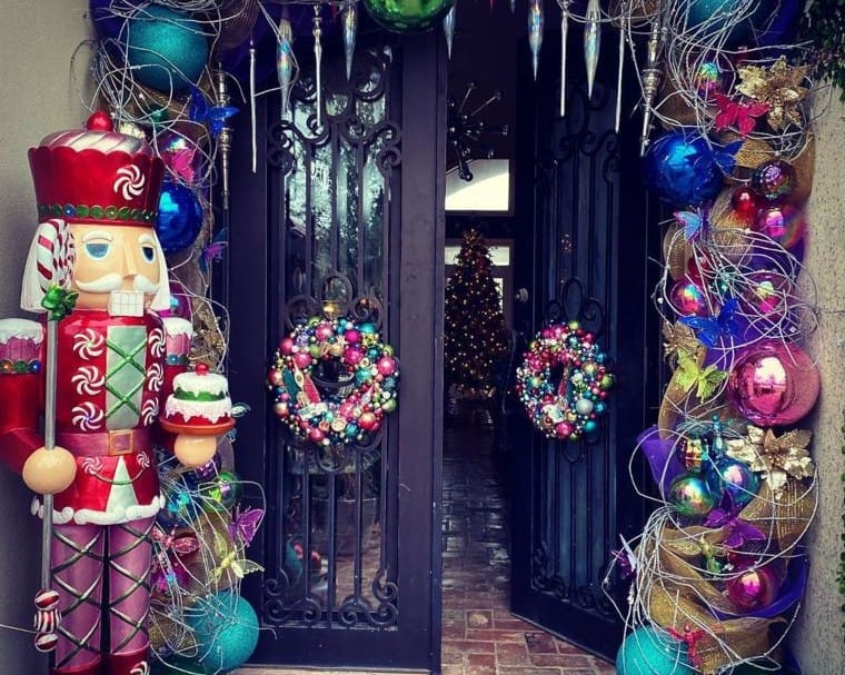 A Psychedelic Christmas Porch