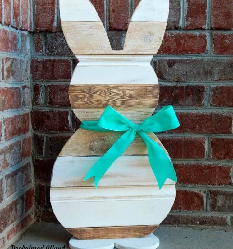 Reclaimed Wood Easter Bunny