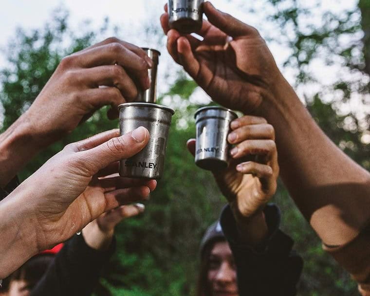 Stanley Flask and Shot Glass Gift Set