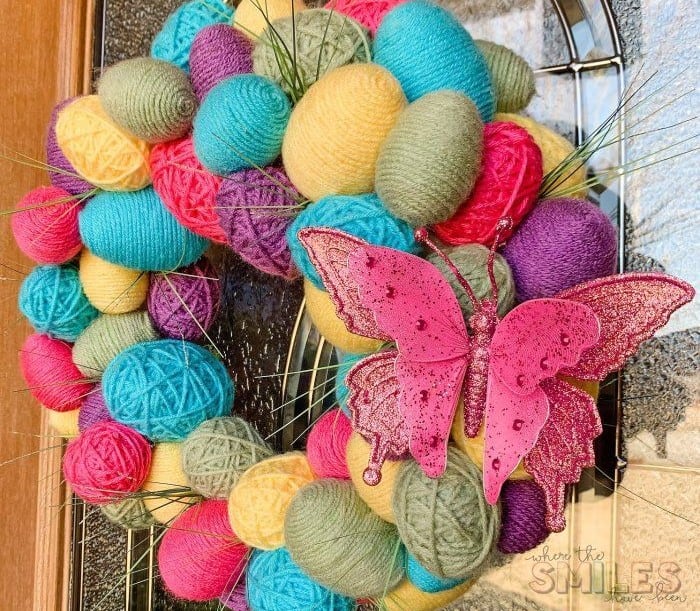 Spring Easter Egg Wreath