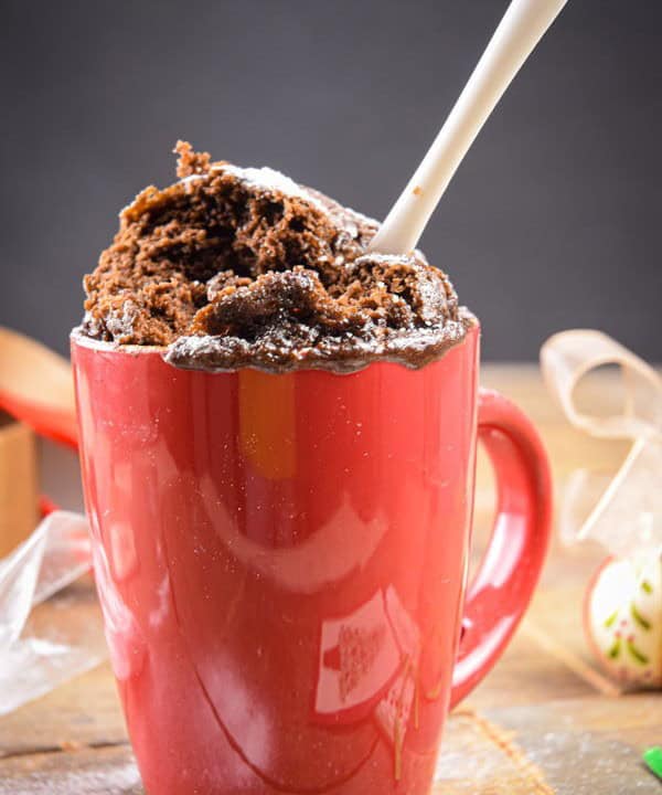 Fudgy Chocolate Mug Cake