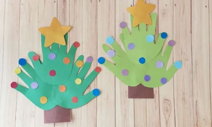 Handprint Christmas Tree