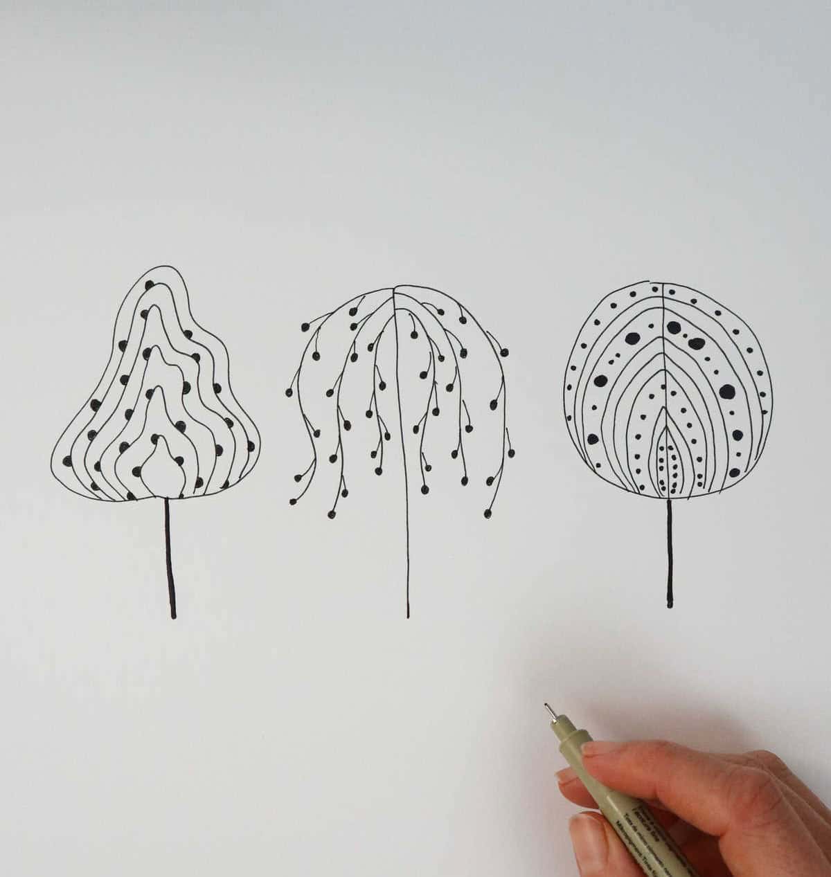 21 Easy Tree Drawing Ideas