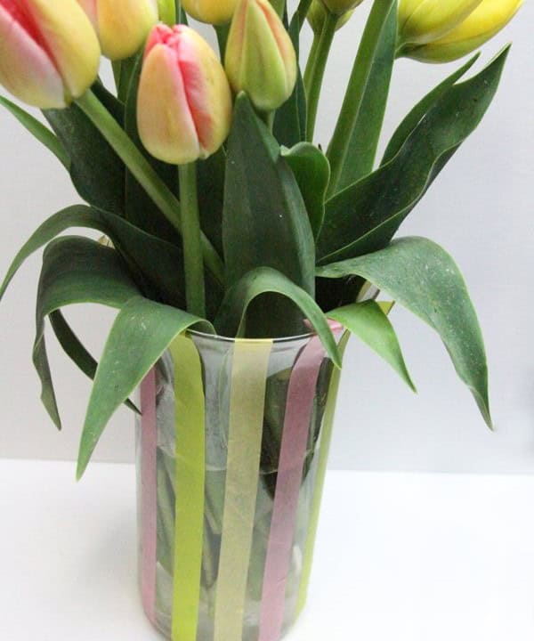 Colorful Tulip Vase