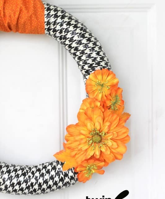 Fall Duct Tape Wreath