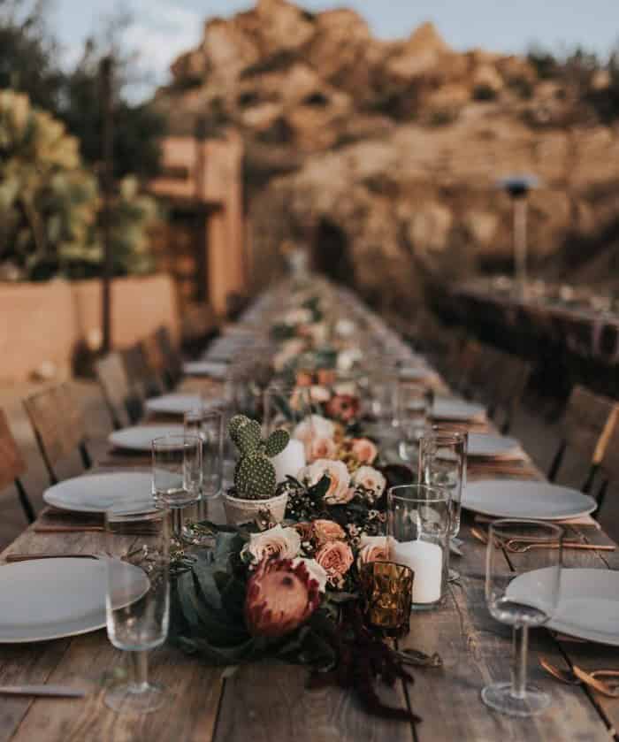 Cacti and Blooms Centerpiece