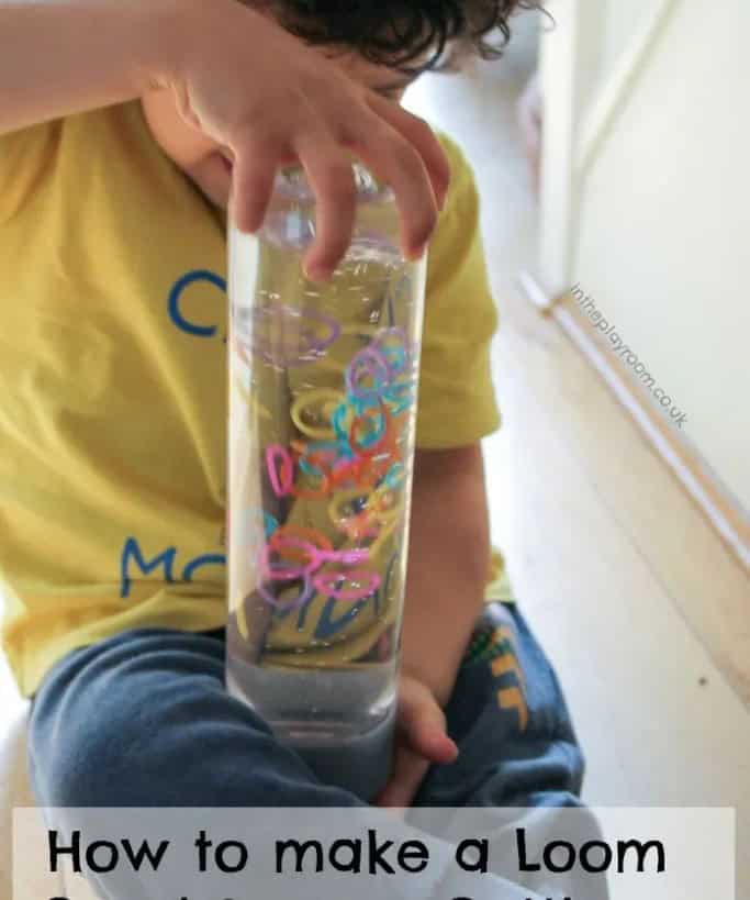 Loom Band Sensory Bottles