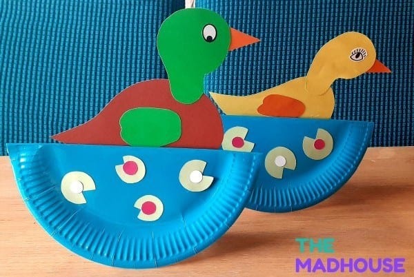 Duck Pond Paper Plate Rockers