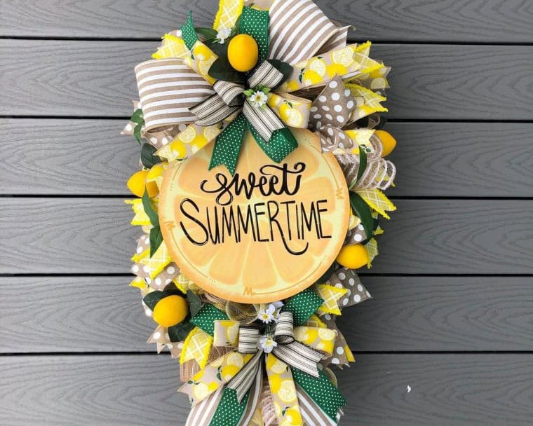 Summertime Sweet Lime Wreath