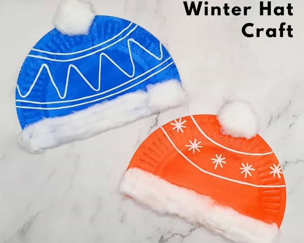 Paper Plate Winter Hat